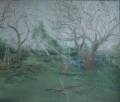 After the hurricane 1986 oil on board 61 x 71 cm