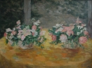 Moghuls and starlets, Torquil’s flowers   1990   Oil on canvas   54 x 73 cm